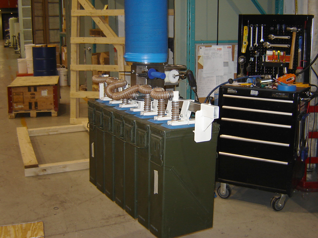 Drum handling and bucket handling with control