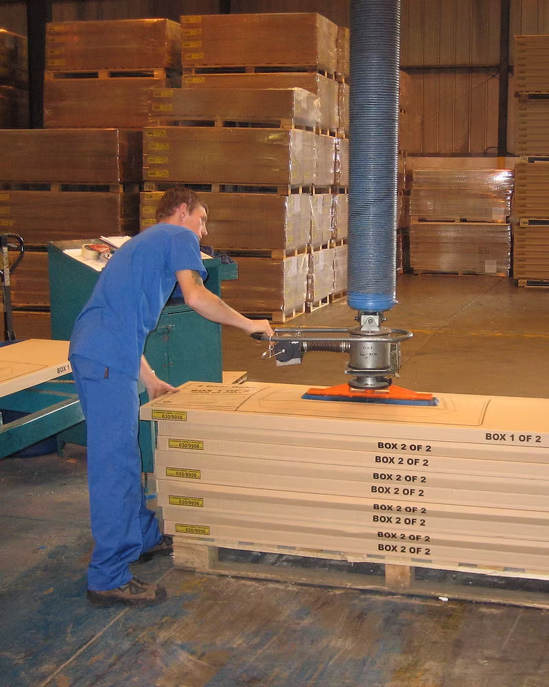Guide panels without torsion